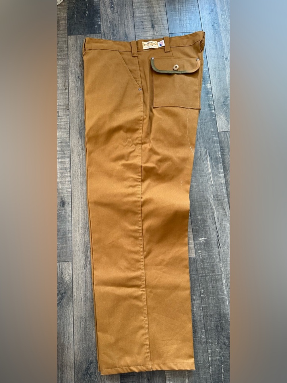 Vintage SafTbak Pants Mens 40x30 Brown Canvas Hunting Brush Briar 90s Outdoor